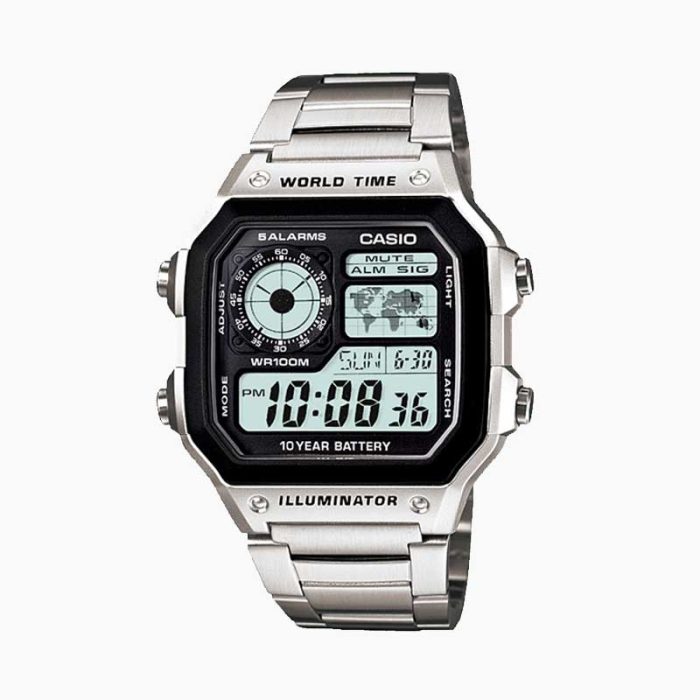Reloj casio clasico world time AE 1200WHD