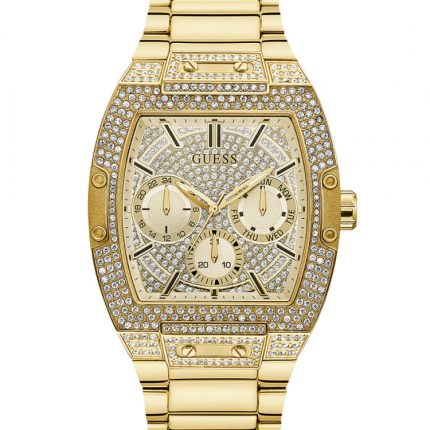<b>Reloj Guess de hombre GW0094G2 dorado con brillos </b>