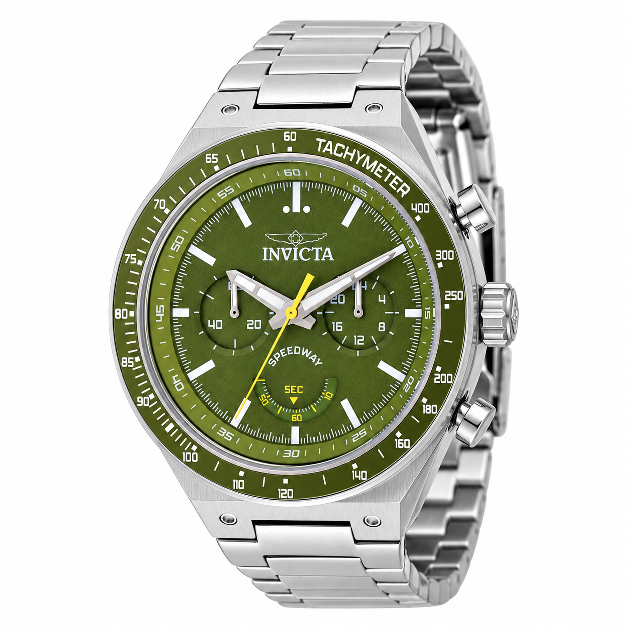 Reloj Invicta verde militar de lujo Reloj Invicta verde militar de lujo